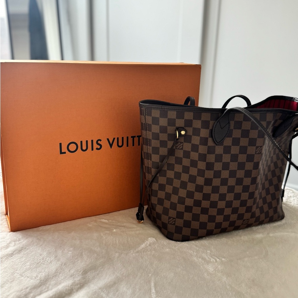 Louis Vuitton Brown Checkered Tote